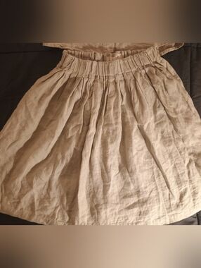 notPERFECTLINEN Desert Sage Bari Skirt